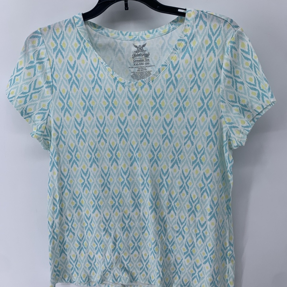 Lot 5 Items Women's Casual Short Sleeve V Neck Tops Denim Hooded Jacket Large - Picture 11 of 16